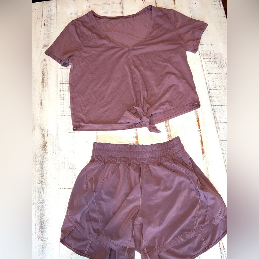 Lululemon Shirt and Short set